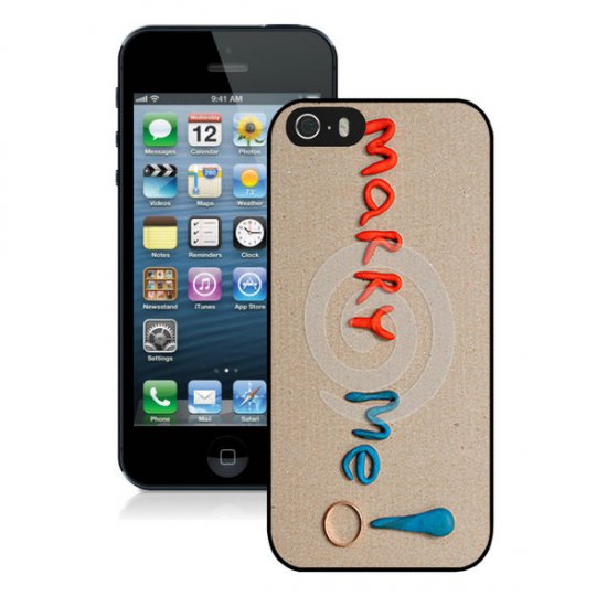 Valentine Marry Me iPhone 5 5S Cases CHS